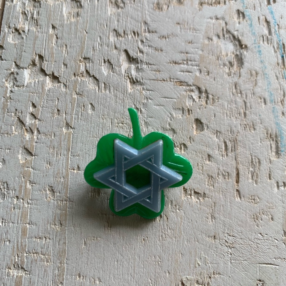 Irish ☘️ +Jewish pin